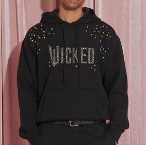 *NEW* WICKED Forever 21 Exclusive Studded Sweatshirt Size XL